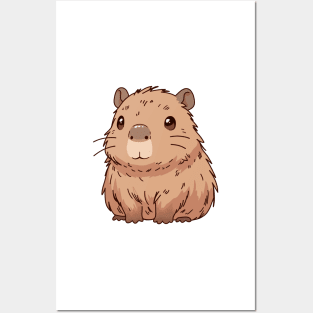 Baby Capybara Posters and Art